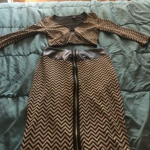 Crop top & Skirt set